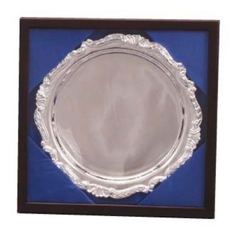 Silver Tray in Display Box - 13 inch Heavy Gauge